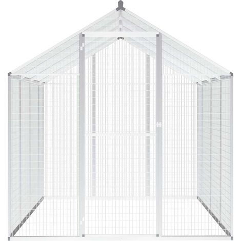 Maison Exclusive - Voliera da Giardino in Alluminio 178x242x192 cm