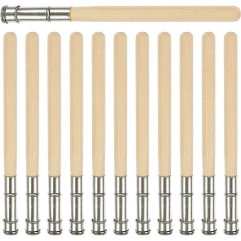 Lot de 12 rallonges pour crayons à dessin, porte-crayons artistiques, rallonges portables pour crayons à croquis-12.5X1X1CM