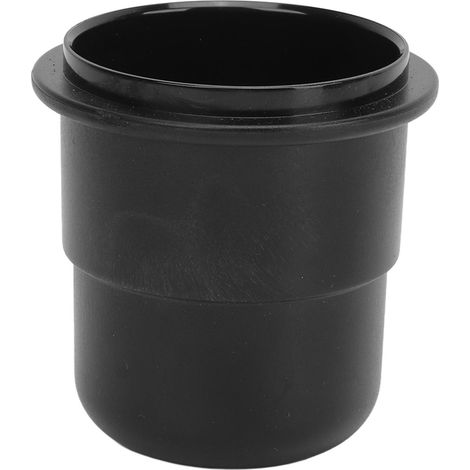 58 mm auslaufsicherer Messbecher aus schwarzem Kunststoff für Espressomaschinen für den Hausgebrauch (1/5)