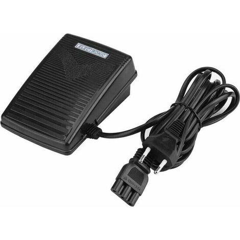Pédale Machine à Coudre, Pédalier de Machine à Coudre avec Cordon pour Coudre à la Maison, Compatible avec Singer, JUKI, Husqvarna Viking, Elna, etc(EU)