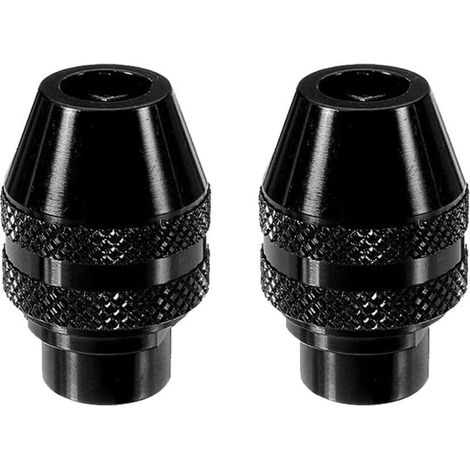 Mandrin Sans Clé Pour, 2 pcs Mandrins Adaptateur Multifonction Mini Perceuse Sans Clé pour Broyeur électrique Outil 0.4-3.2mm-Fei Yu
