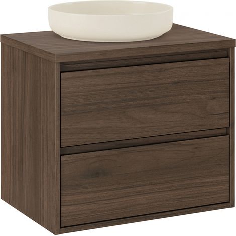Mobile bagno con lavabo Edmé marrone 60cm (1/5)