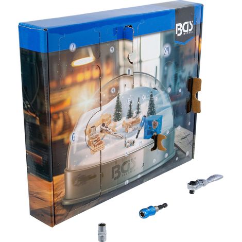 Bgs Technic – Coffret multi-outils 24 pièces – Outils durables avec rangement organisé – Insert en mousse de haute qualité pour accès facile (1/4)