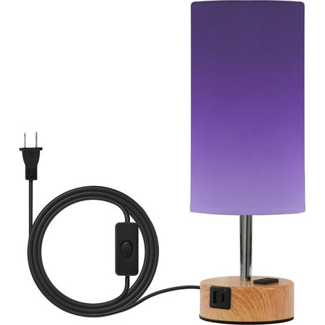 JUNZAN Lampe de table chevet lampes avec ports USB C + A Ampoules (1/5)