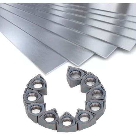 Plaquettes de fraisage CNC en acier trempé allié dur sept couleurs WNMU040308-ER-R (1/5)
