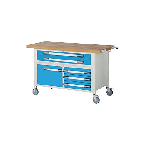 eurokraft pro  Banco da lavoro mobile Serie 8000  struttura a