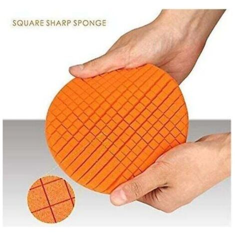 NALOOKAMIC Polissage Pad, 5 Pièces 150mm/6 Pouces Éponge de Polissage Kit de Polissage pour Voiture Polisseur Tampon Pad/pour RO/DA Double Action polisseuse Polissage