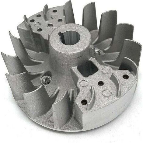 Volant D Inertie - Diamètre 110 mm - Pour Tondeuse À Gazon À Essence Tronçonneuse Et Débroussailleuse - Compatible Modèles 139 140 40-5 32 34 36 48 44-5 G45 58 52 - 1 Pièce (1/4)