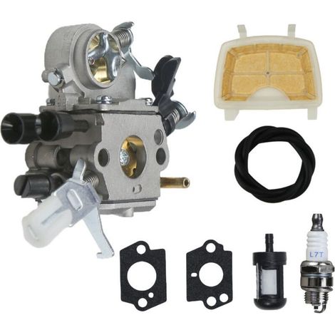Convient aux carburateurs MS171, MS181, MS201, MS211, C1Q-S268 et C1Q-S269, spécialement conçu pour les tronçonneuses Stihl, améliorant l'atomisation du carburant. (1/3)