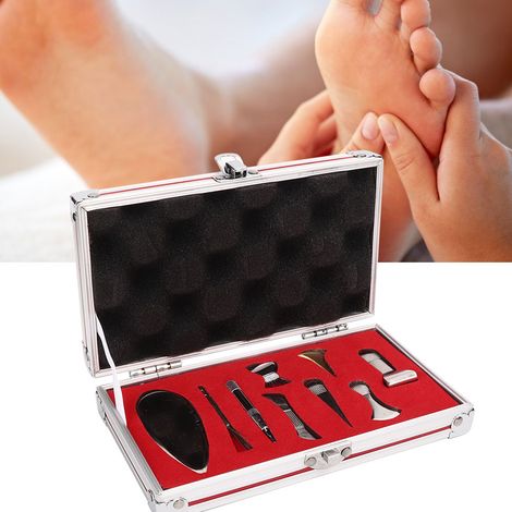 Set mit 9 Saugnäpfen aus Edelstahl für Rücken-, Nacken- und Gliedmaßentherapie (1/5)