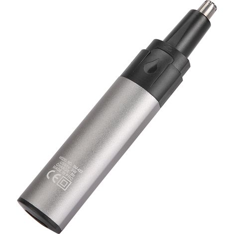 Chargeur USB Tondeuse Électrique pour Poils du Nez, Coupe-Polis Nasal Portable, Rasoir de Précision, Gris Argenté, Usage Domestique et Voyage (1/5)