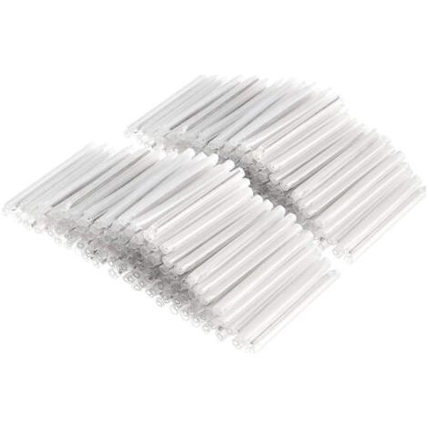 BUNTHAUS Transparent pour Soudure Fibre Optique, Protection D'épissure Thermo-rétractable (60mm, Lot de 200) (1/2)