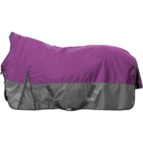 Coperta paddock nuca Cleveland 600D int.pile: 165 cm, rosa e grigio
