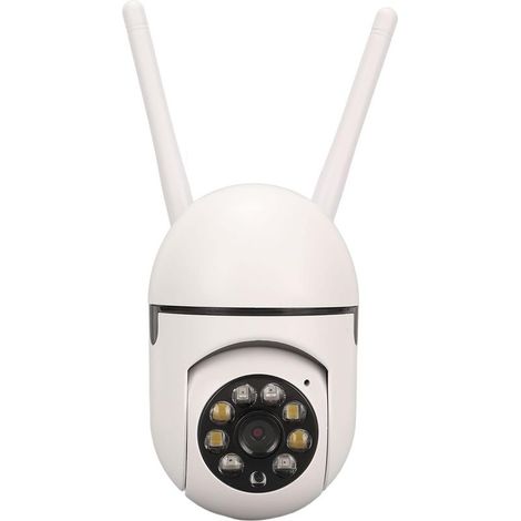 Caméra de Sécurité, Caméra de Sécurité à Ampoule Intelligente, Caméra Intelligente HD 1080p, Alarme de Mouvement D'appel Bidirectionnelle WiFi 2,4 GHz pour Bureau Domestique Extérieur (1/5)
