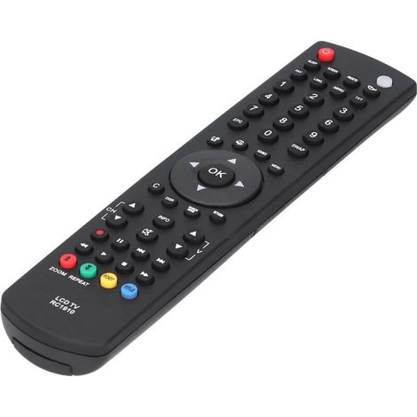 Télécommande pour Toshiba LCD TV fournitures de remplacement universelles Rc1910 noir (1/5)
