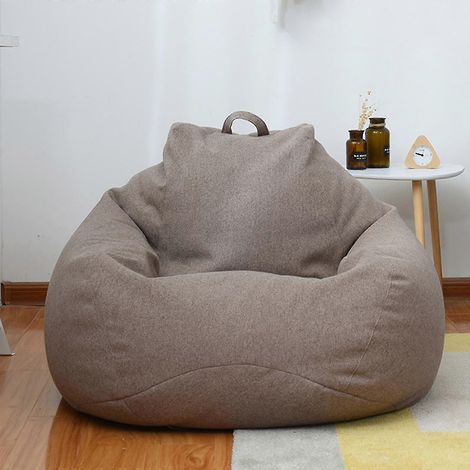 Housse extra large pour pouf, fauteuil relax, convient aux adultes et aux enfants, usage intérieur, aucun rembourrage requis