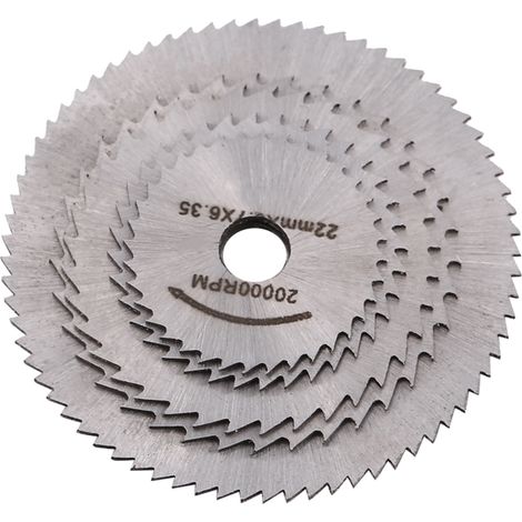 Lame de scie ultra-mince pour mini-meuleuse électrique en acier rapide, idéale pour le travail du bois et des plastiques (lot de 6). (1/3)