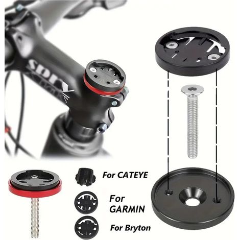 Adapter zur Montage eines Fahrradcomputers am Fahrradvorbau (1/5)