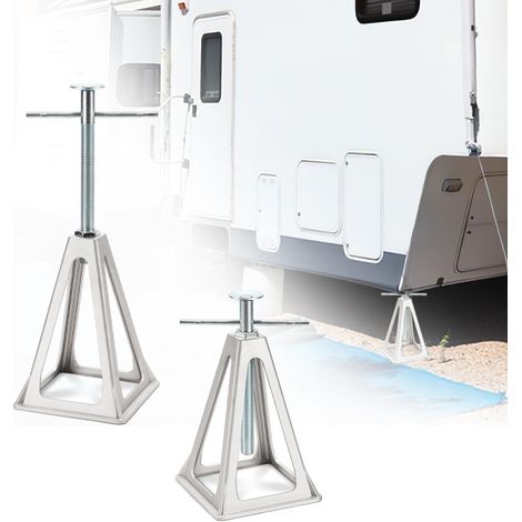 SWANEW Cavalletti con cremagliera Cavalletti portautensili VP 1000kg Cavalletti pesanti Jack 2 pezzi (1/5)