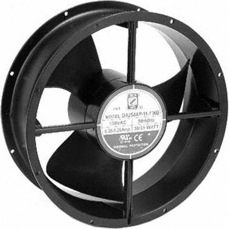 Ventilateur axial RS PRO 230 V c.a., 929.3m³/h, 254 x 89mm, 33W, Dia. 254mm ( Prix pour 1 )