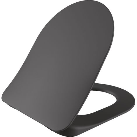 Creavit WC-Sitz Duroplast anthrazit matt mit Softclose und Edelstahlscharnieren hygienisch langlebig Creavit WC-Sitz Duroplast anthrazit matt mit Softclose und Edelstahlscharnieren hygienisch langlebi (1/2)