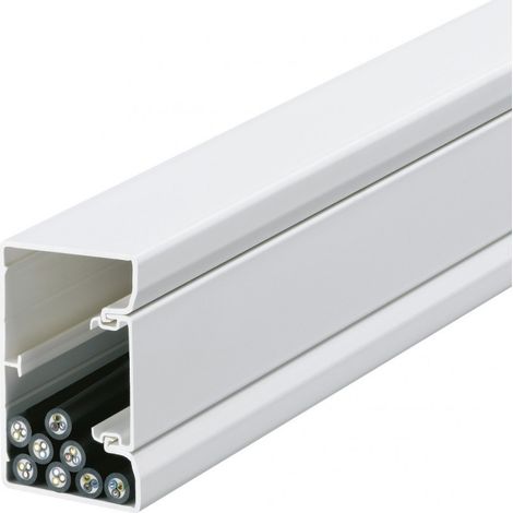 Goulotte appareillable queraz enclipsage direct 85x56mm PVC blanc (GBD5008509010) (1/3)