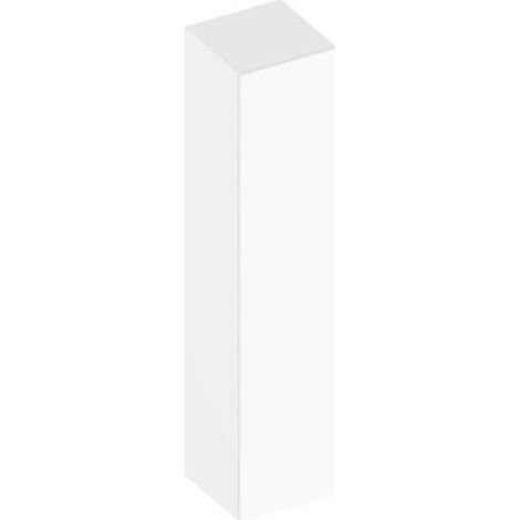 Meuble haut Edition 90 chêne gris foncé 1 porte, KEUCO à gauche