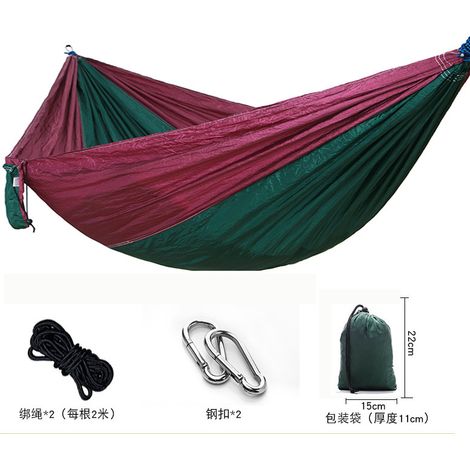 Hamac en nylon parachute Shiyi pour camping vélo et détente (1/5)
