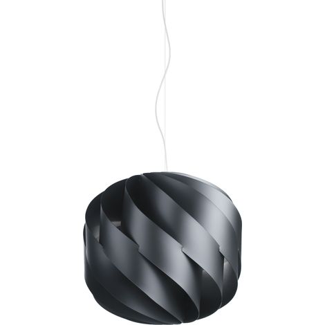 Lampadario Moderno Globe Polilux ® Nero E Metallo Cromo 3 Luci E27 (1/2)