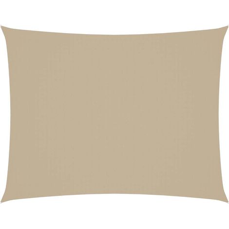 vidaXL Sunshade Sail Oxford Fabric Rectangular 3x4 m Beige