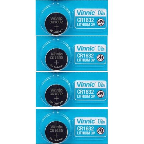 .4 piles CR1632 Vinnic.