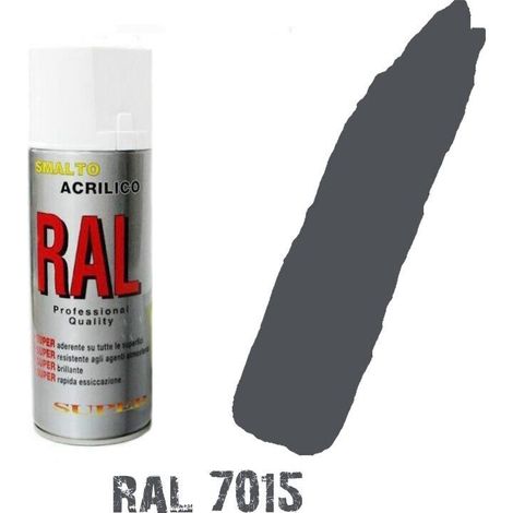 Bomboletta spray ral 7015 grigio ardesia acrilico vernice brillante lucido graff