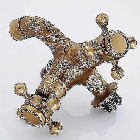 Vintage-Waschtischarmatur im europäischen Stil mit Doppelfunktion (1/5)