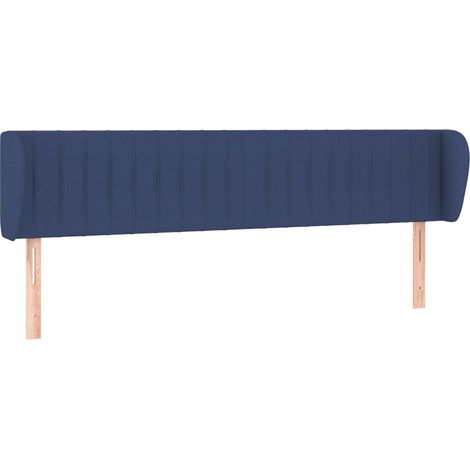 Maison Exclusive - Cabecero de tela azul 163x23x78/88 cm (1/5)