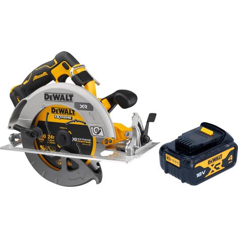 DeWalt DCS 573 N Sierra circular sin cable 18 V 190 x 30 mm sin escobillas + 1x batería 4,0 Ah - sin cargador (1/5)