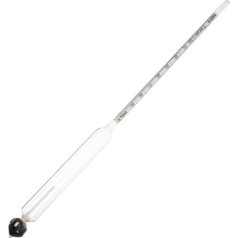 Hydromètre à Liquide en Verre de Haute Précision pour Boue et Composés Soufrés, Facile à Utiliser Plage de Densité 0,6-0,7 pour Contrôle Industriel (1/5)