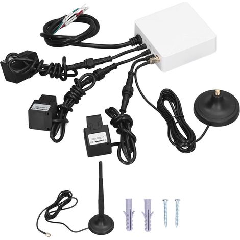 Compteur d'énergie triphasé à 4 fils, pour transformateur de courant à pince intelligente ZigBee, moniteur d'électricité domestique 100 à 240V (1/5)