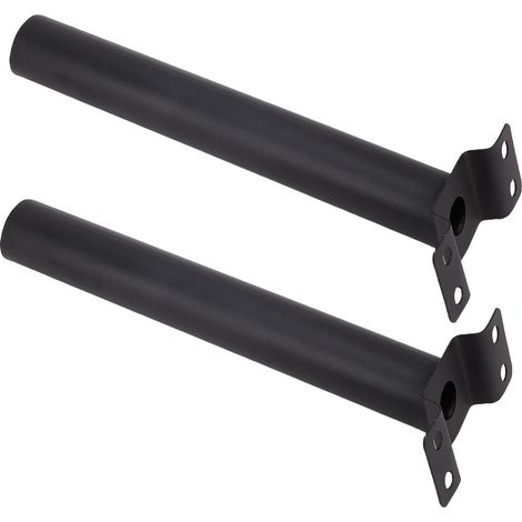 2 ensembles de supports pour mât d'éclairage solaire en acier allié à angle réglable polyvalents pour lampe de grange (1/5)