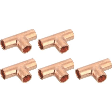 5 Pièces Connecteur de Raccords en Forme de T 0,24 Pouces (1/5)