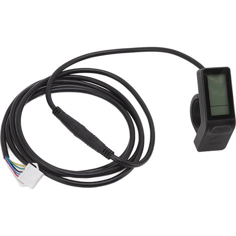 Compteur LCD pour vélo électrique 24V 36V 48V, indicateur de vitesse et odomètre, ordinateur de batterie pour bicyclette et trottinette électrique (1/5)