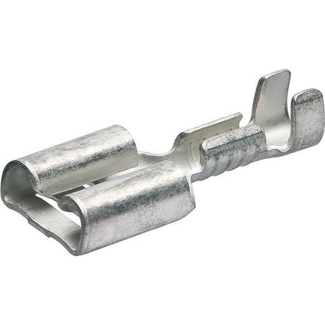 Knipex Steckverbinder unisoliert 4,8x0,8 mm² für Kabel 1,5-2,5 mm² AWG 16-14 100 Stk (1/2)
