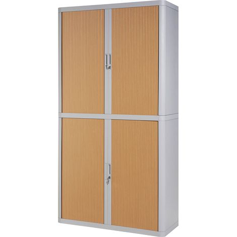 Paperflow, Armoire à rideaux easyOffice®, 4 tablettes, hauteur (1/3)