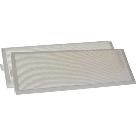 vhbw 2x Filter G4 kompatibel mit Zehnder ComfoAir Q350 TR, Q350 TR Enthalpie Lüftungsgerät - Filterset, 50 x 16 x 4 cm Weiß