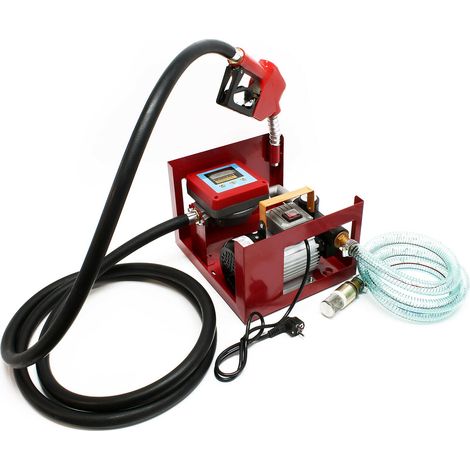 Pompa autoadescante per gasolio 230v 550 watt 60l/min ugello contalitri digitale 160001977
