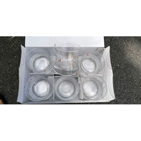 Lot de 6 verres St Raphaël - 20 cl - Verres apéritif neufs