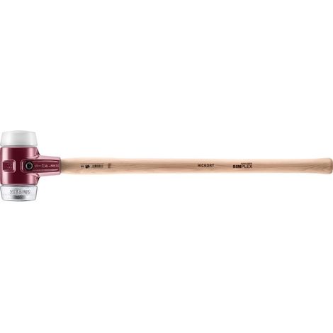 Marteau de frappeur, Superplastique/métal doux avec boîtier en fonte malléable, manche en bois hickory  D=80 mm  3079.081 (1/5)