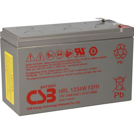 eaton HRL 1234W VRLA Batterie 12 Volt 8,5 Ah AGM (1/5)