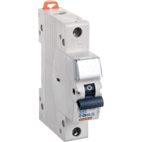 Interruptor automático 1P C 20A 6kA GW92008 /paquete de 6/