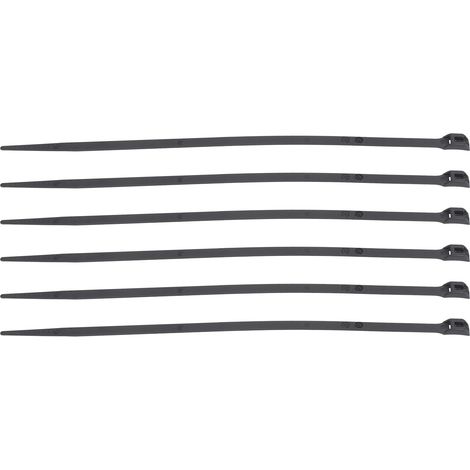 Attache De Cable Nylon Auto-Serrant - Sangle Fixation Fils Gestion Organisation - Usage Maison Garage Jardin Atelier - Lot De 6 (1/5)