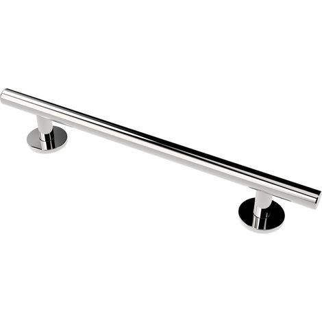 Nymas NymaSTYLE Straight Grab Rail with Concealed Fixings 600mm Length - Polished (1/2)